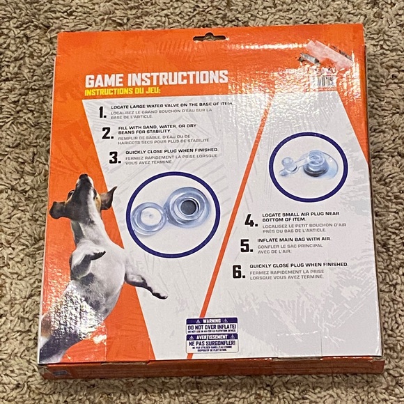 Hasbro Nerf Dog Inflatable Target Game New in Box - Picture 4 of 4